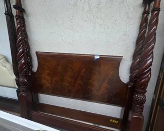 Queen  twist post bedframe