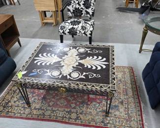 Ornate coffee table 