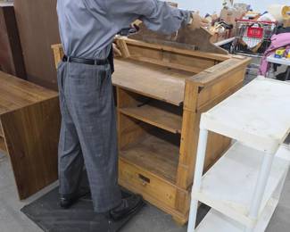 Ornate desk back