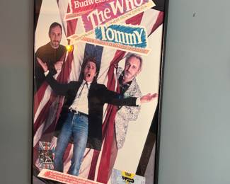 Budweiser  The Who framed poster
