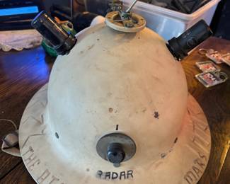 Steam punk antique radio audo hat