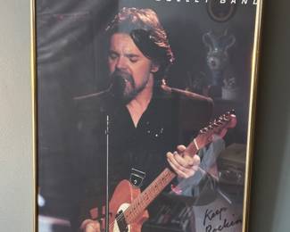 Bob Segar signed poster