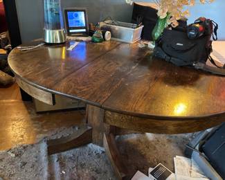 Antique oak table