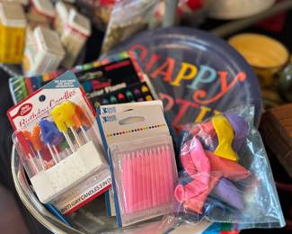 Birthday supplies 
