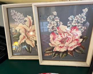 Vintage floral artwork 