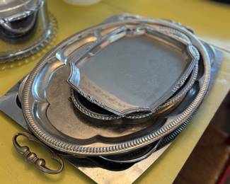 Vintage serving trays