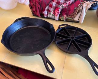 Cast iron pans