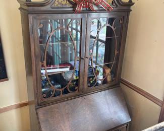 Antique secretary cabinet