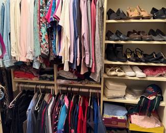 Women's clothing, shoes, scarves