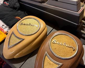 Seeburg teardrop juke box wall speakers