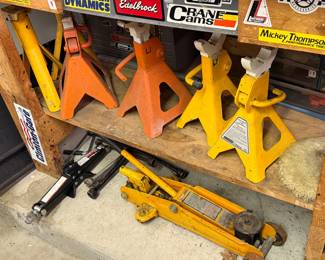 Jack stands, floor jack