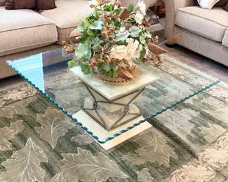 Elegant coffee table, matches end tables