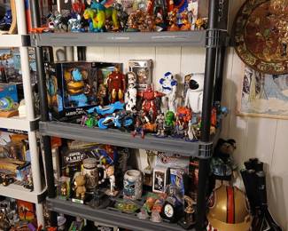 vintage toys, robots, action figures & others