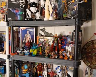 vintage toys, robots, action figures & others