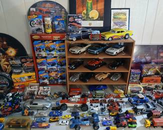 vintage diecast toy cars, hot wheels, franklin mint, many other types & scales