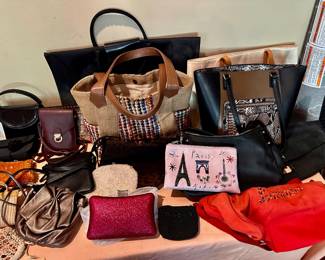 Big collection of Ladies Handbags