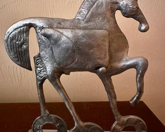 MCM Donald Drum aluminum Horse Sculpture 