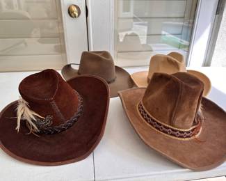 Stetsons Cowboy Hats. The Hats that won the West”!