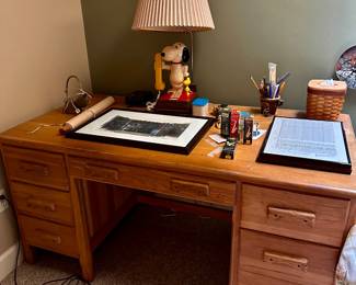 “ Ranch Oak” Desk by A. Brandt Co.