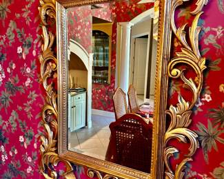 Large Gold Framed Mirror