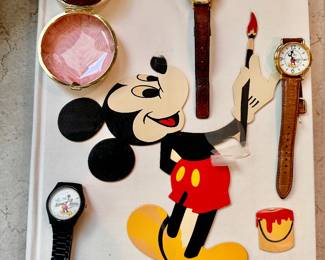 Disney Watches and Book of Art