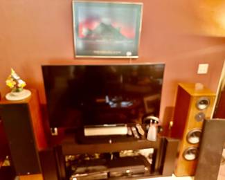 Sony Bravia 55” TV. ; SONOS ; ABS Tower Speakers;  