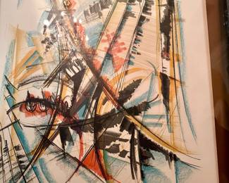 French Artist Roger Lersey signed Lithograph