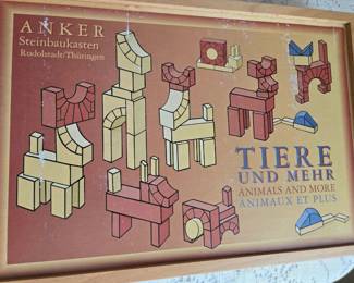 Vintage Wood Block Set