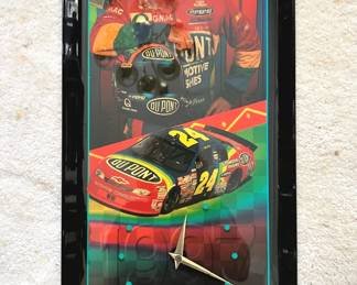 Jeff Gordon vintage clock