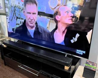 82" TV (comes with sound bar)