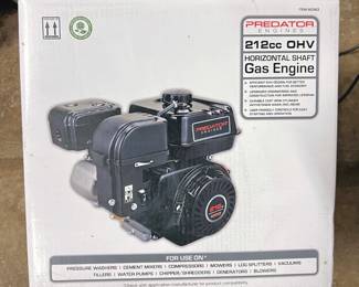 Predator Horizontal Shaft Gas Engine, boxed