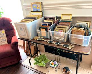 Lots of picture frames