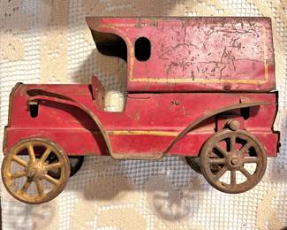 Antique Dayton Toys Hillclimber pressed steel friction toy car