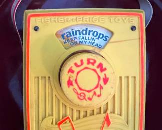 Vintage Fisher Price winding musical toy