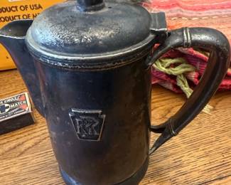 International Silver Co. Pennsylvania Railroad Silver Soldered Coffee Pot