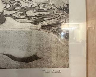 Tom Ward Southampton Beach Artists Proof Etching fourth image