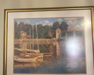 The Bridge at Argenteuil by Claude Monet Reproduction