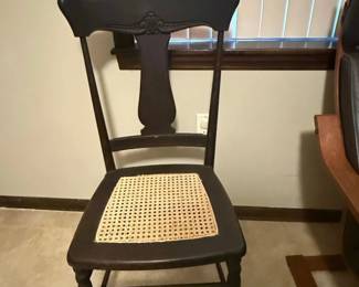 Antique Cane Seat Side Chair