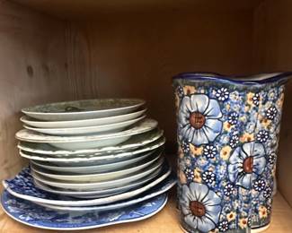 Polish Pottery Unikat Vase by W. Sokalska