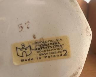 Polish Pottery Lidded Jar, Ceramika Artystyczna Boleslawiec second image