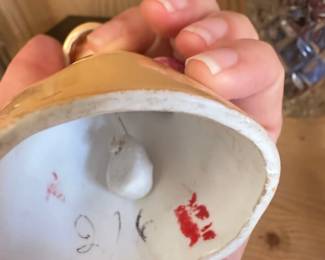 Vintage Josef Originals Ceramic Girl Figurine Bell second image