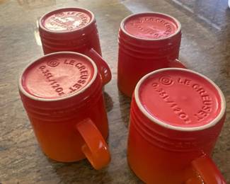 Le Creuset Stoneware Mug  Flame Orange third image