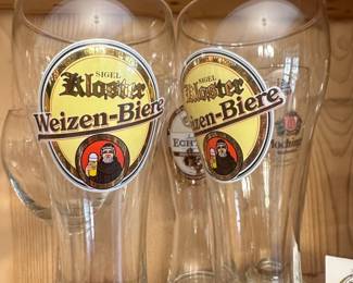 Sigel Kloster WeizenBiere Beer Glasses