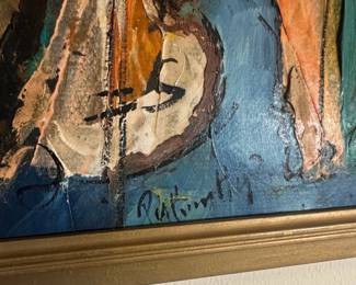 Figurative Jazz Band Oil Painting second image