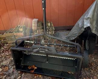 BrinlyHardy in. TowBehind Combination AeratorSpreader