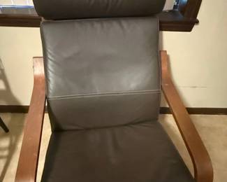 Pong Armchair and Ottoman second image