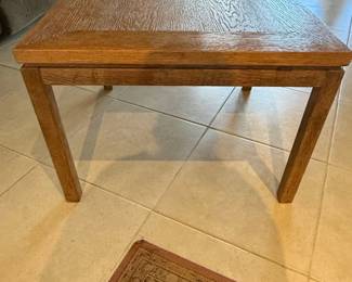 Oak Mission Style End Table