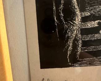 Polperro Etching by Arthur Brigg third image