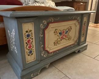 HandPainted Alpine Chest