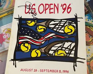 Autographed US Open 1996 Program